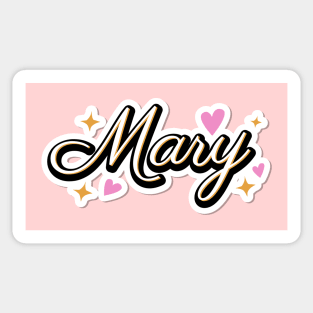 Mary name cute design Sticker